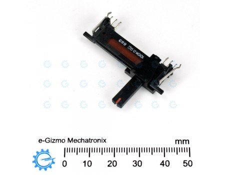 Panasonic Dual Slide Potentiometer 100KG x2 683 Open Frame Center Detent