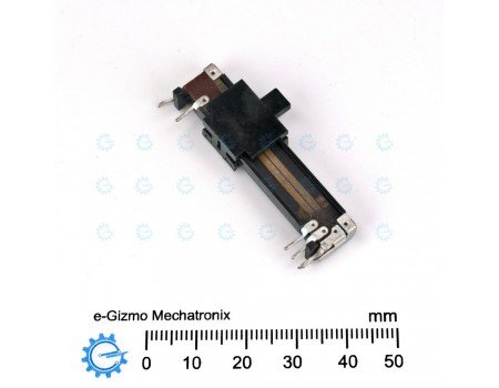 Dual Slide Potentiometer 100KA x2 Open Frame 46mm Dual Slide Potentiometer 100KA x2 Open Frame 46mm