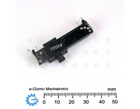 Dual Slide Potentiometer 100KA x2 Open Frame 46mm Dual Slide Potentiometer 100KA x2 Open Frame 46mm