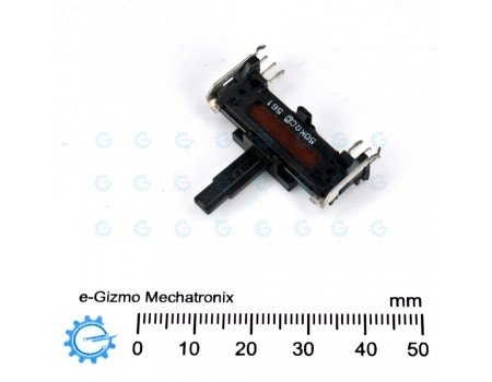 Panasonic Dual Slide Potentiometer 50KC x2 561 Open Frame Center Detent Panasonic Dual Slide Potentiometer 50KC x2 561 Open Frame Center Detent