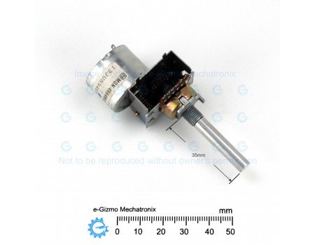 Panasonic Motor Driven Motorized Dual Potentiometer 100KB Panasonic Motor Driven Motorized Dual Potentiometer 100KB