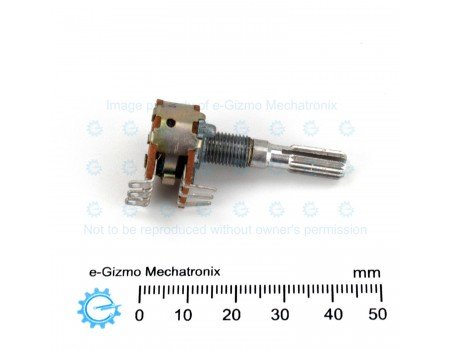 100KA x2 Dual/Stereo Potentiometer 100KA x2 Dual/Stereo Potentiometer