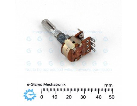 100KA x2 Dual/Stereo Potentiometer 100KA x2 Dual/Stereo Potentiometer