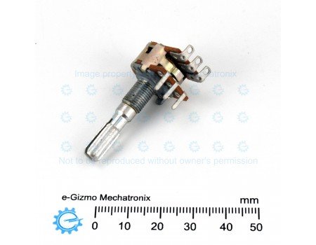 100KA x2 Dual/Stereo Potentiometer 100KA x2 Dual/Stereo Potentiometer