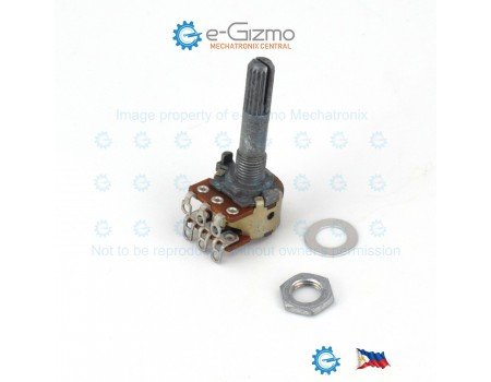 Alps 100KB x2 Dual/Stereo Potentiometer with Center Indent Alps 100KB x2 Dual/Stereo Potentiometer with Center Indent