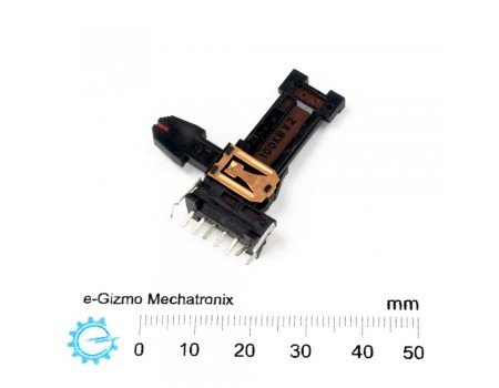 Panasonic Dual Slide Potentiometer 100KB Vertical Open Frame Center Detent