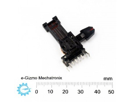 Panasonic Dual Slide Potentiometer 100KB Vertical Open Frame Center Detent