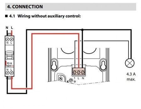 Legrand Compact PIR Motion Sensor for Light Source 220VAC Legrand Compact PIR Motion Sensor for Light Source 220VAC