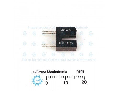 Vishay TCST1103 Transmissive Optical Sensor with Phototransistor Output Vishay TCST1103 Transmissive Optical Sensor with Phototransistor Output