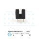 Vishay TCST1103 Transmissive Optical Sensor with Phototransistor Output Vishay TCST1103 Transmissive Optical Sensor with Phototransistor Output