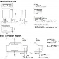 SP23P50 50A AC/DC Hall Effect Current Sensor