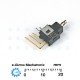NKK A13 Toggle Switch SPDT 3 position Center OFF PC Solderable NKK A13 Toggle Switch SPDT 3 position Center OFF PC Solderable