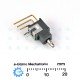 NKK A13 Toggle Switch SPDT 3 position Center OFF PC Solderable NKK A13 Toggle Switch SPDT 3 position Center OFF PC Solderable
