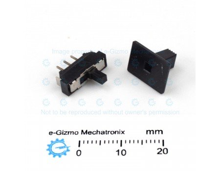 Hosiden 1P2T Miniature Slide Switch SPST 902 with Switch Cap Hosiden 1P2T Miniature Slide Switch SPST 902 with Switch Cap