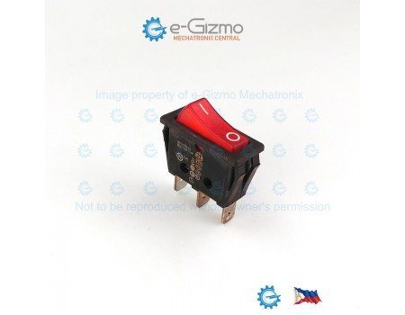 Rocker Seesaw Switch 16A 250VAC SPST with Neon Illumination Red Rocker Seesaw Switch 16A 250VAC SPST with Neon Illumination Red