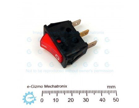Rocker Seesaw Switch 16A 250VAC SPST with Neon Illumination Red Rocker Seesaw Switch 16A 250VAC SPST with Neon Illumination Red