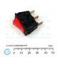Rocker Seesaw Switch 16A 250VAC SPST with Neon Illumination Red Rocker Seesaw Switch 16A 250VAC SPST with Neon Illumination Red