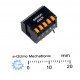 dip switch 10pins 5pole dip switch 10pins 5pole