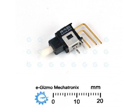 NKK AB15 Push SW SPDT PC Solderable Vertical NKK AB15 Push SW SPDT PC Solderable Vertical