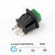 DS-430 SPST Pushbutton Switch Green Normally Open