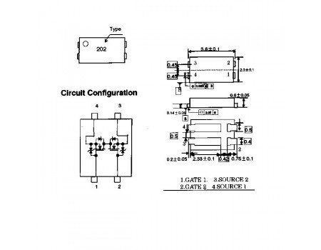 TPCT4202 Dual 30V 6A 30.5mR Vgth=1.2V N Channel _120900007 TPCT4202 Dual 30V 6A 30.5mR Vgth=1.2V N Channel _120900007