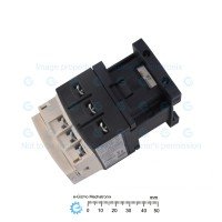 Schneider 5.5kW 24VAC coil 3-poles Contactor with Auxi Contacts LC1D12B7C [USED]