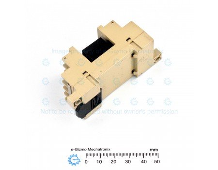 4-gang Industrial Relay in Compact Din Rail Mounting Socket [Surplus]