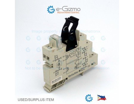 WeidMuller PXS35 DIN Rail Mount Relay Socket PXS35 PXS-35 [Surplus]