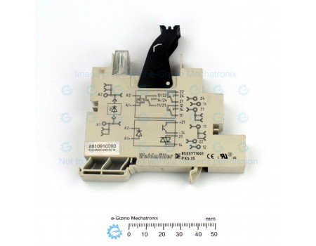 WeidMuller PXS35 DIN Rail Mount Relay Socket PXS35 PXS-35 [Surplus]