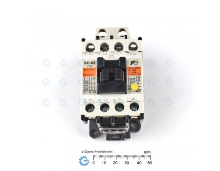 Fuji SC-03 Magnetic Contactor 2.2KW @ 240VAC 110VAC Coil 3-pole Fuji SC-03 Magnetic Contactor 2.2KW @ 240VAC 110VAC Coil 3-pole
