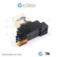 Omron MY2N 24VDC DPDT Industrial Relay with DIN Socket Omron MY2N 24VDC DPDT Industrial Relay with DIN Socket