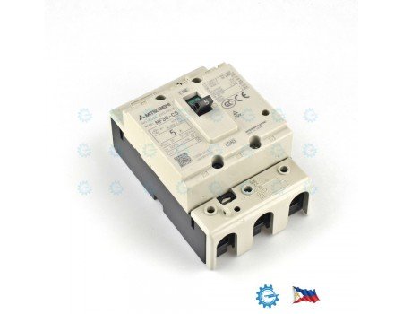 Mitsubishi NF30-CS  AC Circuit Breaker Protector for Equipment 5A 3Pole