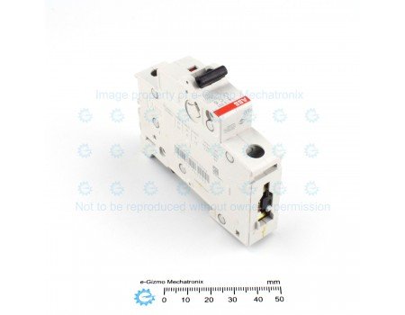 ABB 1-pole 6A 230V Circuit Breaker S201-C6 [Surplus]