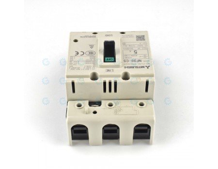 Mitsubishi NF30-CS  AC Circuit Breaker Protector for Equipment 5A 3Pole