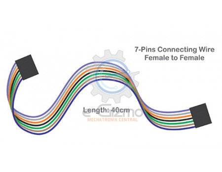 Female to Female 7-Pins Connecting Wire 40cm Female to Female 7-Pins Connecting Wire 40cm