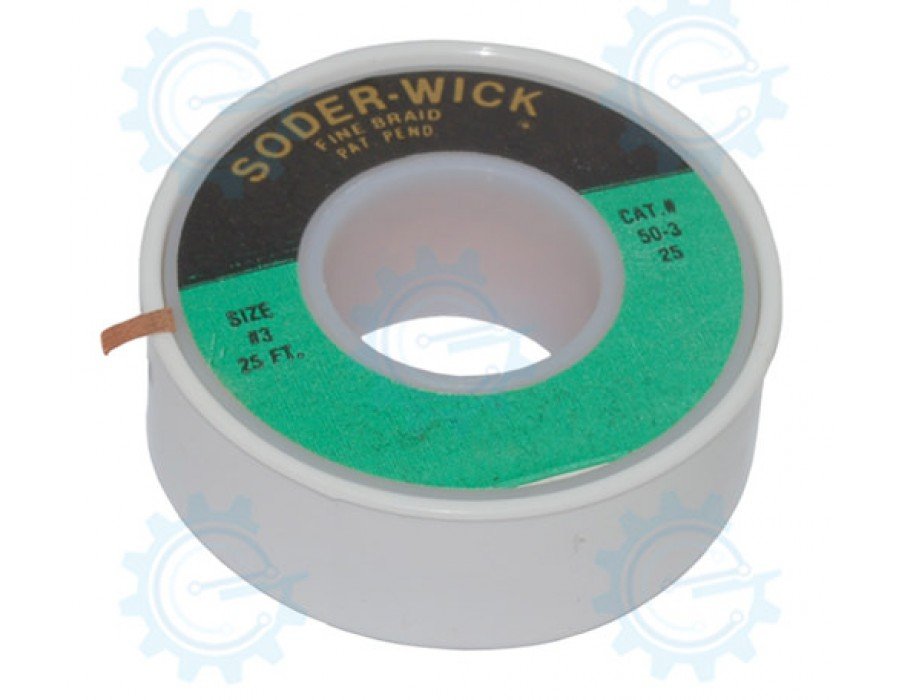 SolderWick 3 Fine Braid 25ft