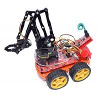e-Bot  4WD Programmable Mobile Robot with e-Gra & PS2 Wireless Controller