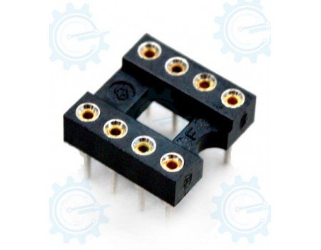 DIP IC Socket 8-Pins ( Hirel )