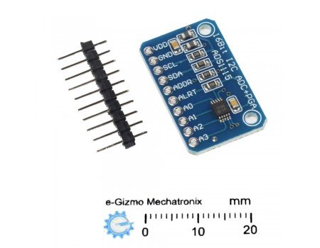 ADS1115 16-Bit Analog to Digital Converter ADC Module ADS1115 16-Bit Analog to Digital Converter ADC Module