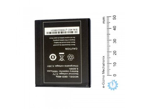 3.7V 1600mAH GEO-402Q Li-ion Rechargeable Battery 3.7V 1600mAH GEO-402Q Li-ion Rechargeable Battery
