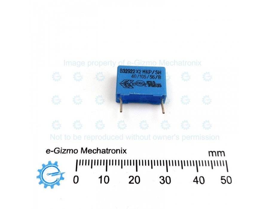Epcos TDK 0.22uF 305VAC MKP B32922 Class X2 RFI Suppression