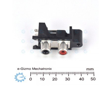 2 Pole Low Noise RCA Jack with Shorting Contacts PC Mount Vertical 2 Pole Low Noise RCA Jack with Shorting Contacts PC Mount Vertical