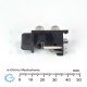 2 Pole Low Noise RCA Jack with Shorting Contacts PC Mount Vertical 2 Pole Low Noise RCA Jack with Shorting Contacts PC Mount Vertical