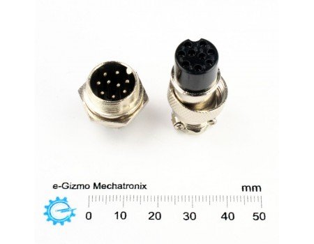 GX16-9P Circular Connector Aviation 9 pole M/F GX16-9P Circular Connector Aviation 9 pole M/F