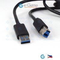 1.8M USB 3.0 USB A to B Square Connector Cable for Monitor,HDD,Camera, Printer