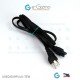 NEMA 5-15P to IEC 60320 C5 Mickey AC Power Cord 3CxAWG18 1.5M