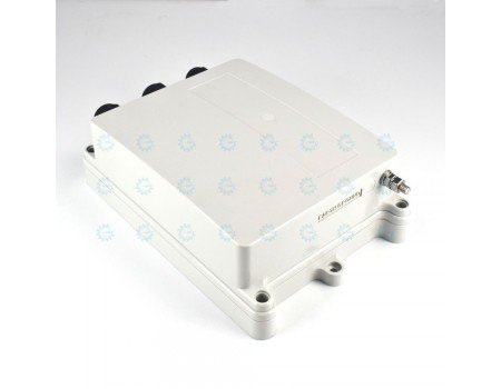 Weatherproof IP66 Polycarbonate Enclosure with Grounding and Cable Glands Weatherproof IP66 Polycarbonate Enclosure with Grounding and Cable Glands