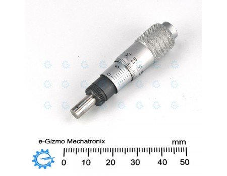 Mitutoyo Micrometer Head 0-13mm [Surplus] Flat Tip Threaded
