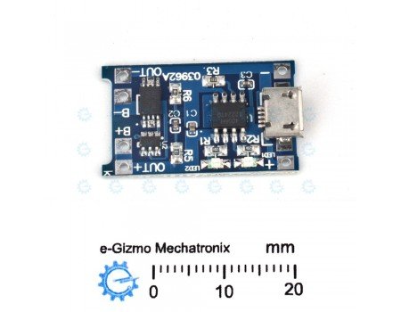 Enhanced TP4056 Micro USB Port Li-ion Charger Module 1A with BMS Protection Enhanced TP4056 Micro USB Port Li-ion Charger Module 1A with BMS Protection