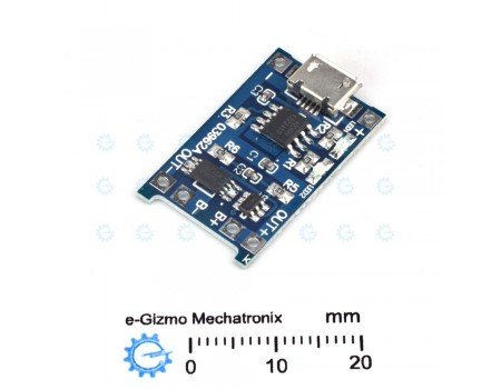 Enhanced TP4056 Micro USB Port Li-ion Charger Module 1A with BMS Protection Enhanced TP4056 Micro USB Port Li-ion Charger Module 1A with BMS Protection